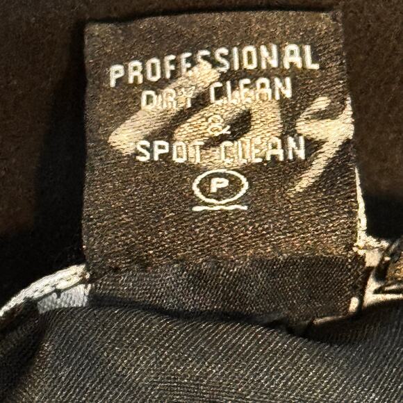 JKARA Gold Embellished Bodice A-Line Beaded Chiffon Long Dress Black Women's 8 - Picture 16 of 16